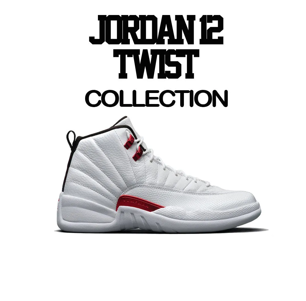 Retro 12 Twist Shirt - Finish Him - White