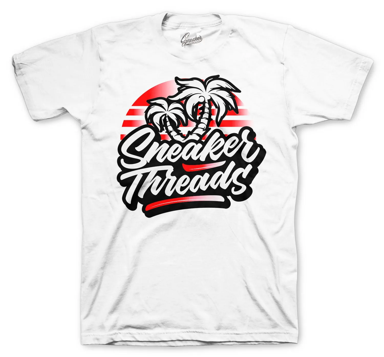 Retro 12 Twist Shirt - ST Palms - White