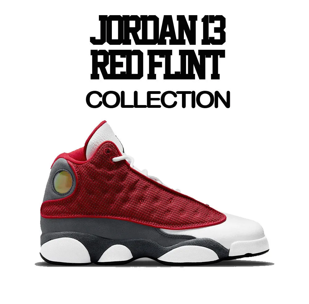 Retro 13 Red Flint All Dogs Shirt