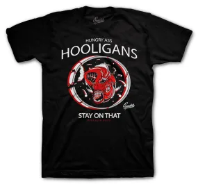 Retro 13 Red Flint Hooligans Shirt