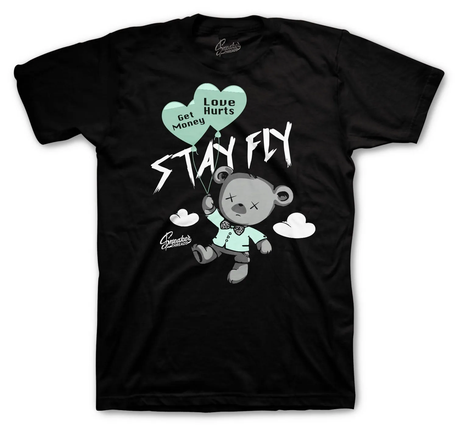 Retro 13 Singles Day Shirt - Money Over Love - Black