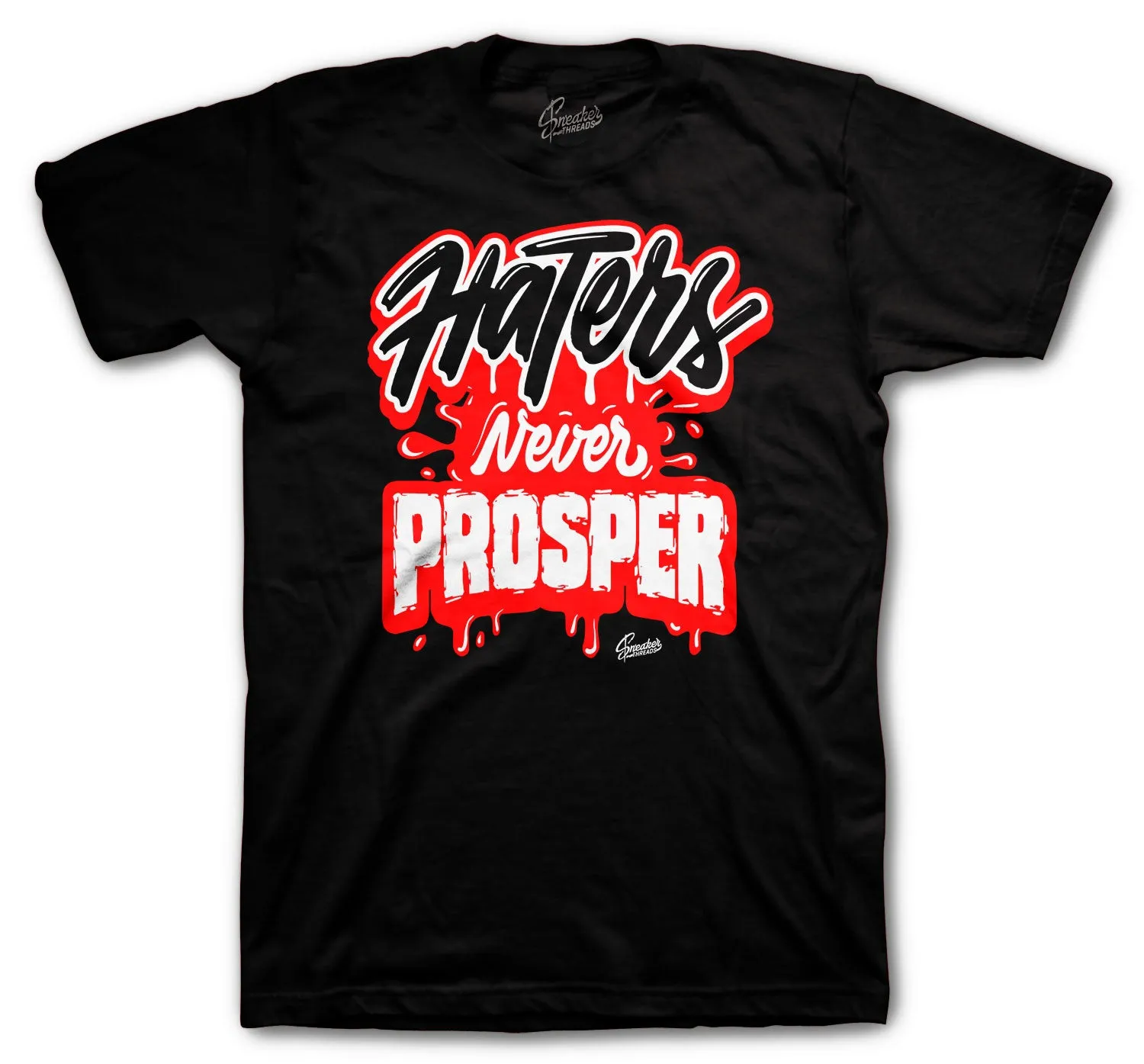 Retro 14 Lipstick Shirt - Never Prosper - Black