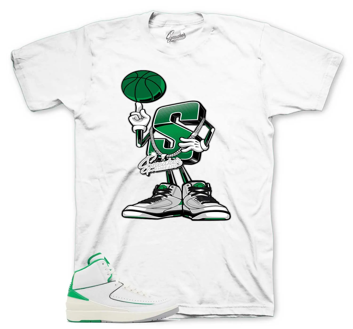 Retro 2 Lucky Green Shirt - Big S