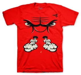 Retro 4 Red Thunder Raging Face Shirt