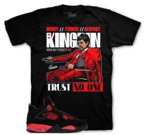 Retro 4 Red Thunder Trust Issues Shirt