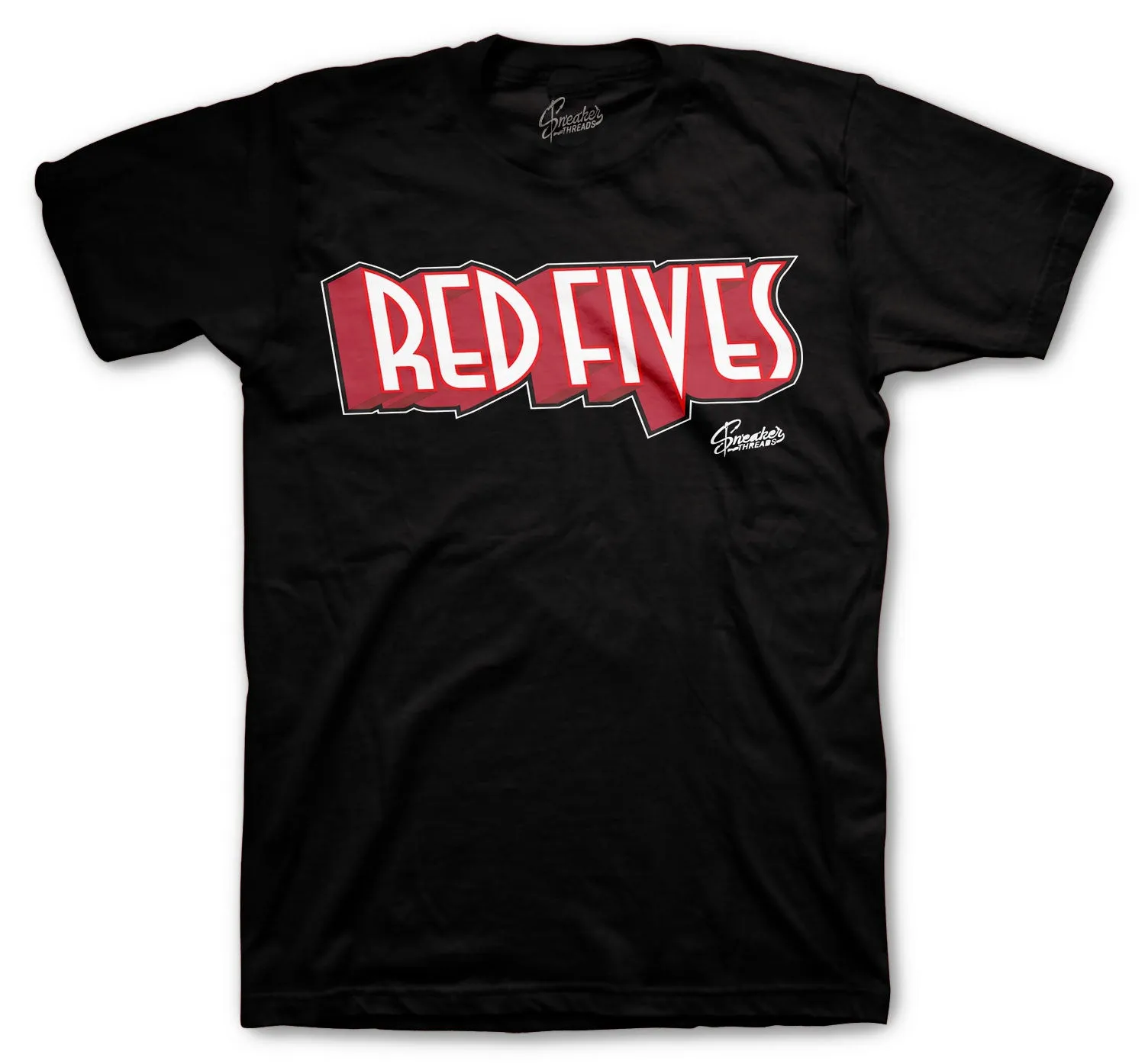 Retro 5 Raging Bull Red Fives Shirt