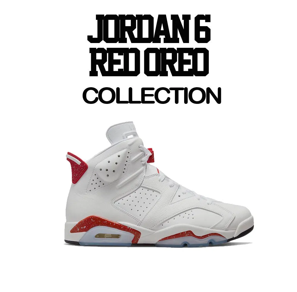 Retro 6 Red Cement Shirt - My Life - Black