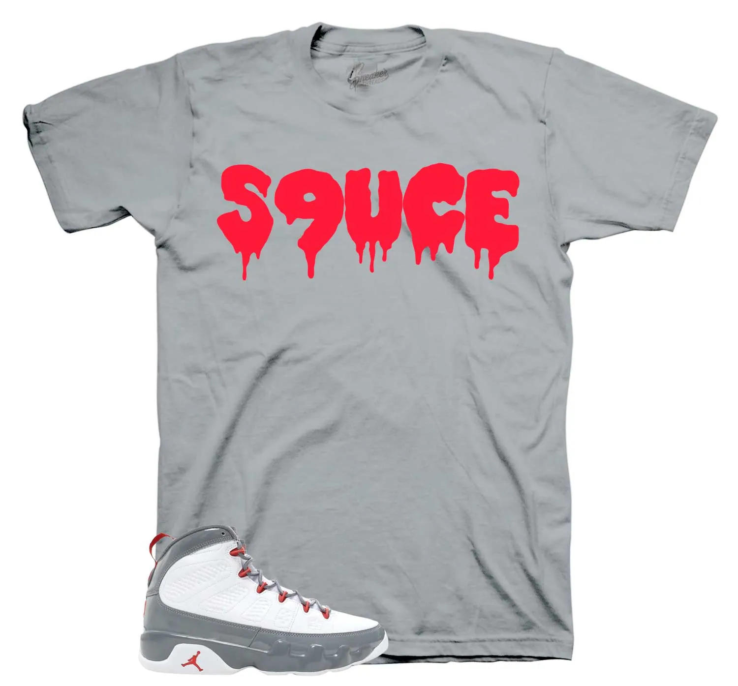 Retro 9 Fire Red S9uce Shirt