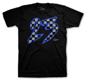 Retro 9 Racer Blue Checkered Shirt