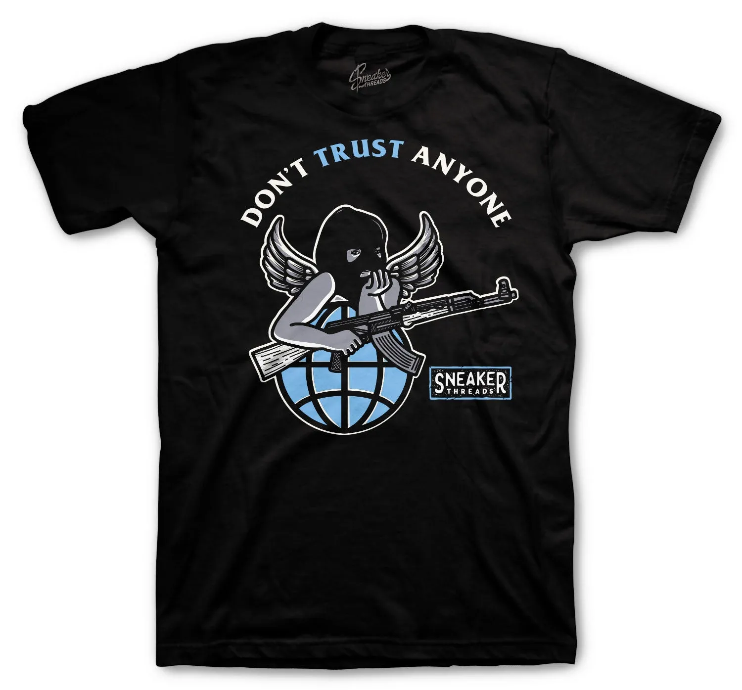 Retro 9 University Blue Trust Angel Shirt