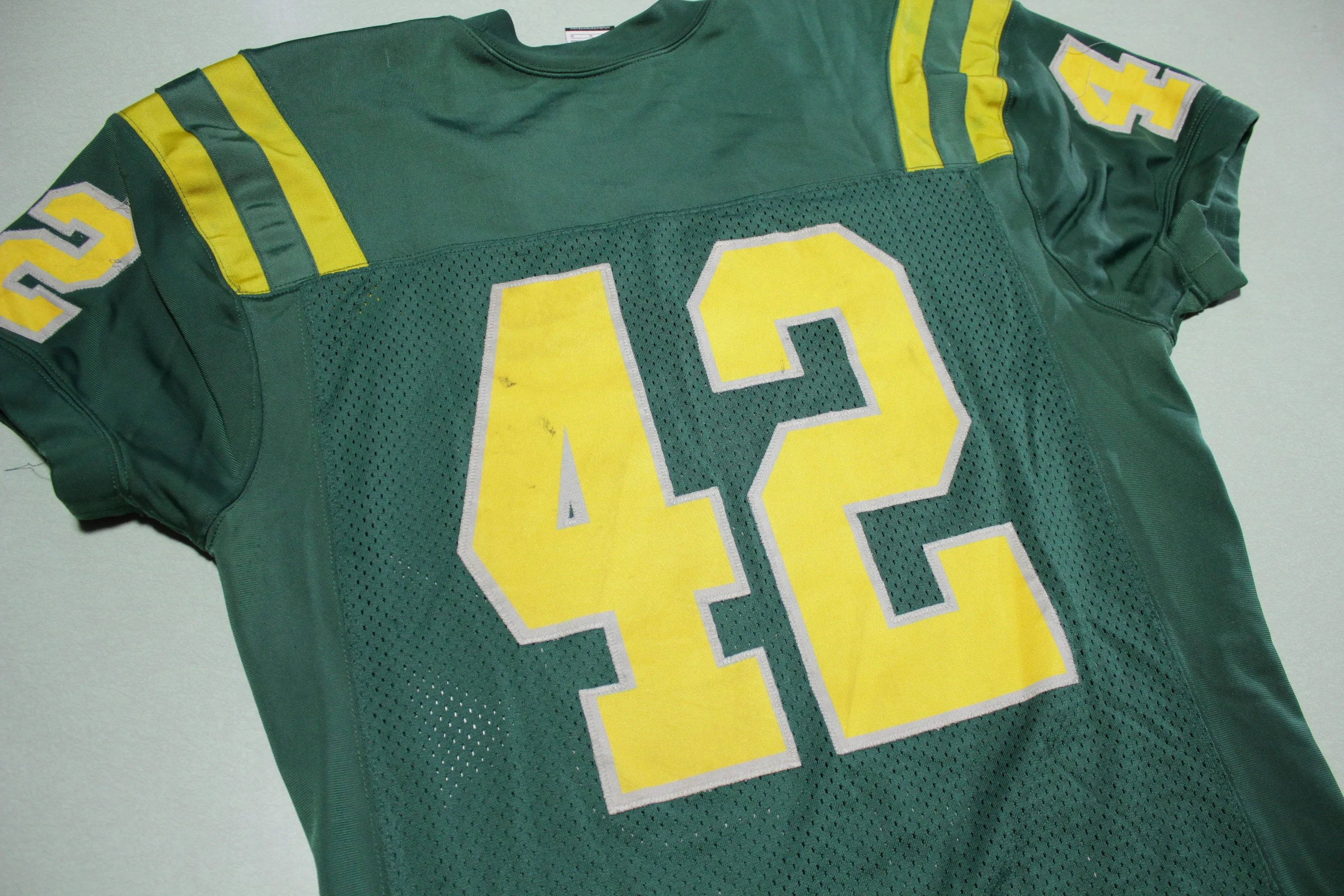 Richland Bombers Nike Team Sports 00's Game Worn Mushroom Cloud Football Jersey