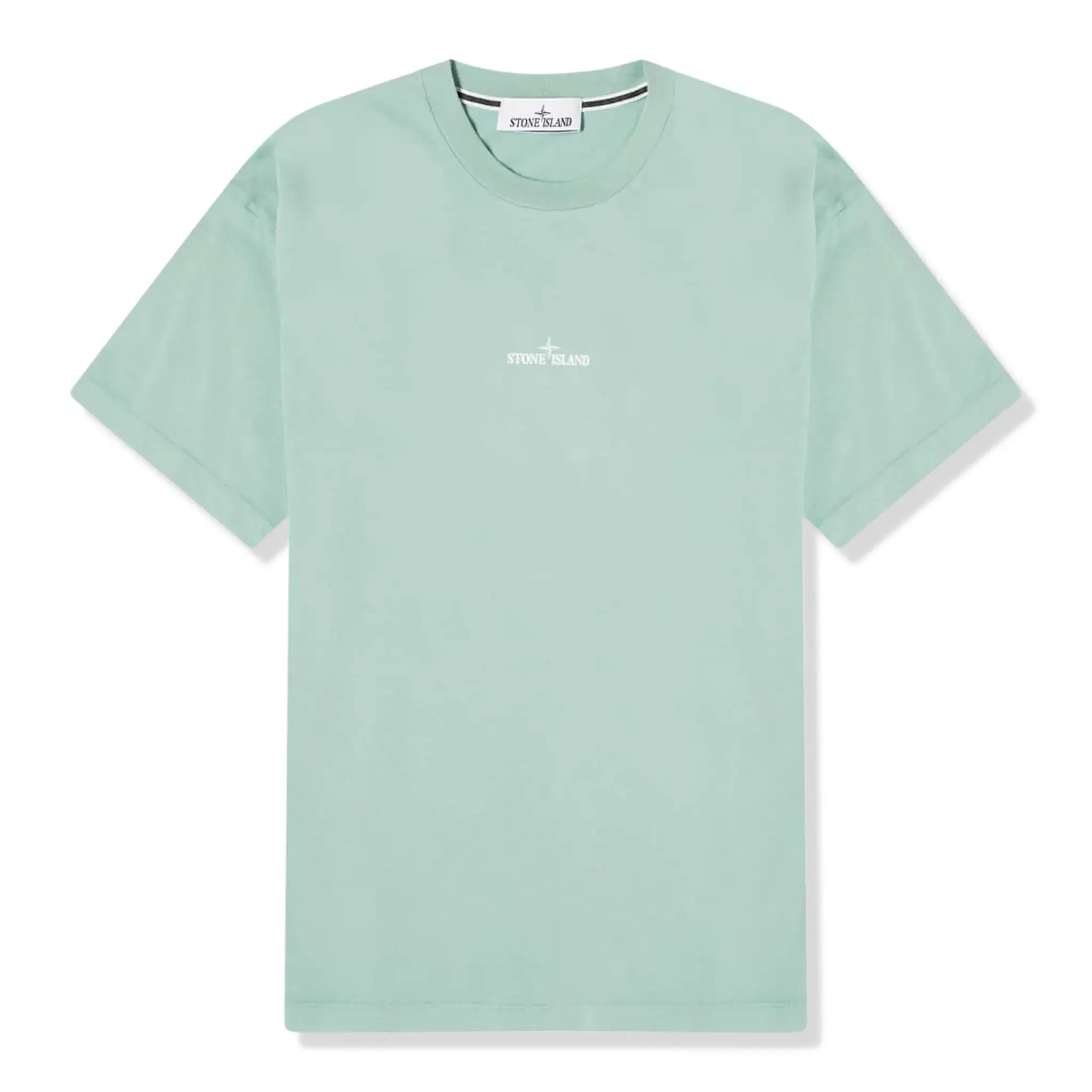 Stone Island Paint 1 Short Sleeved Green T Shirt