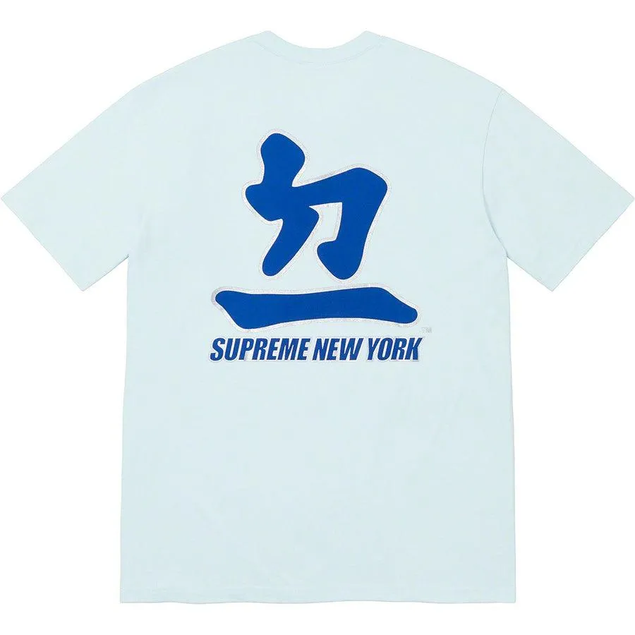 Supreme/MLB Kanji Teams Tee Pale Blue Dodgers