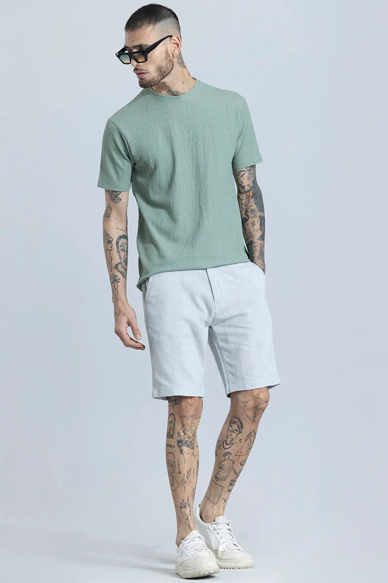 Tactile Green Textured T-Shirt