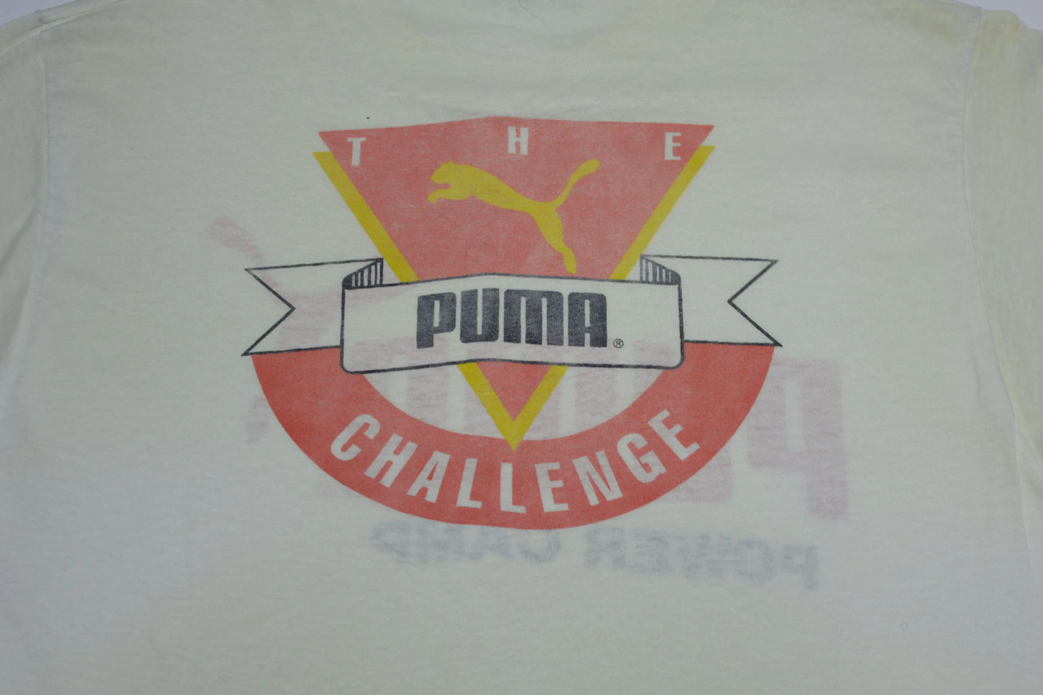 The Puma Challenge Power Camp Vintage 80's Cal Cru Single Stitch T-Shirt