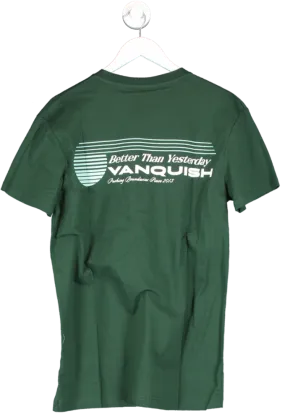 Vanquish Green Athletics Division Fitted T Shirt UK L