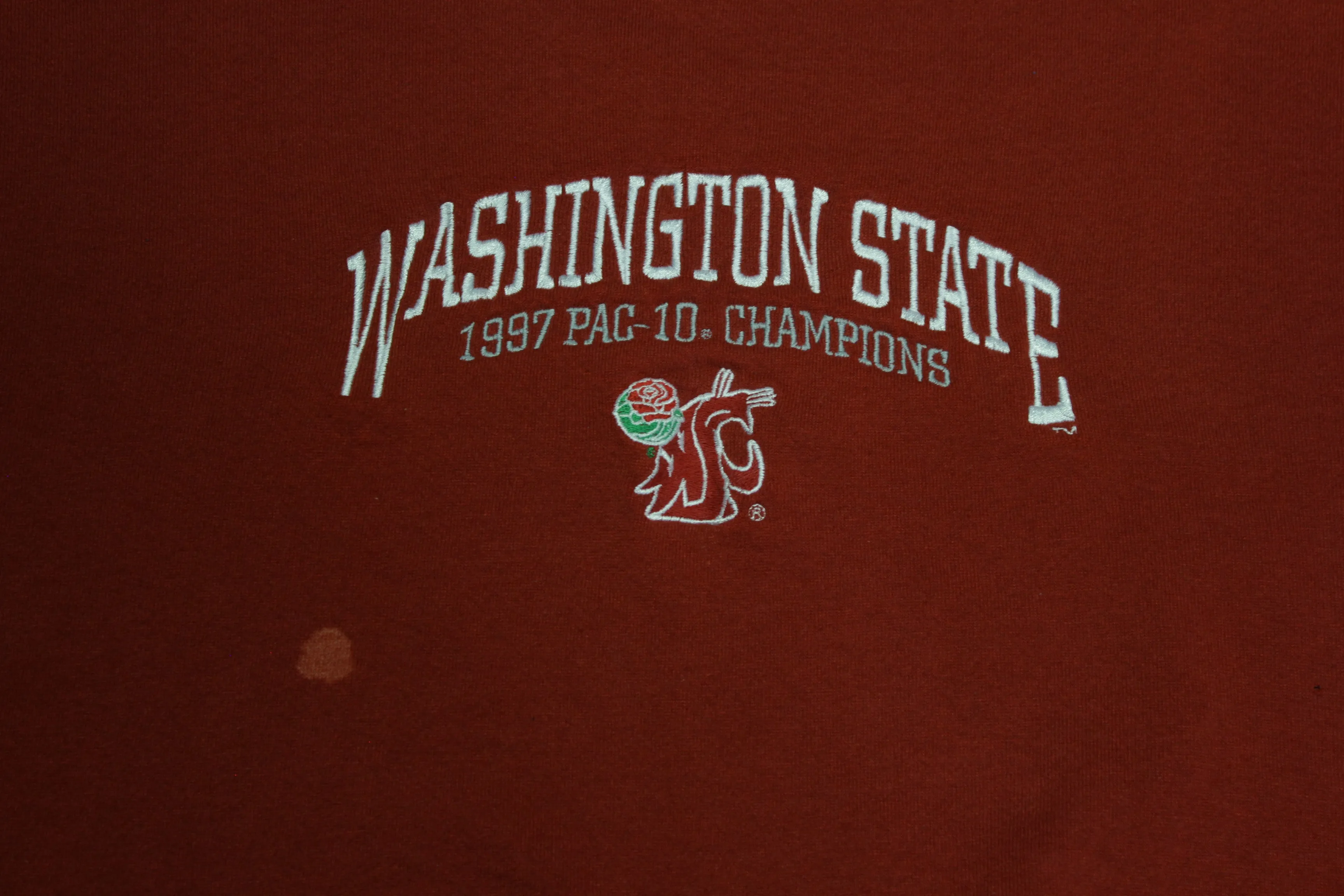 Washington State Cougars WSU Vintage 90's 1997 Pac-10 Champions Crewneck Sweatshirt