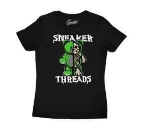 Womens Pine Green 3 Shirt - Play Bear - Black