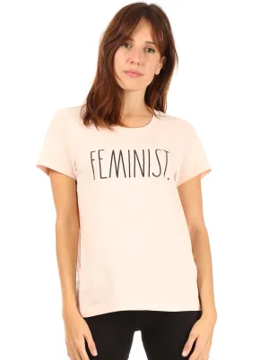 Women's "FEMINIST" Short Sleeve Icon T-Shirt