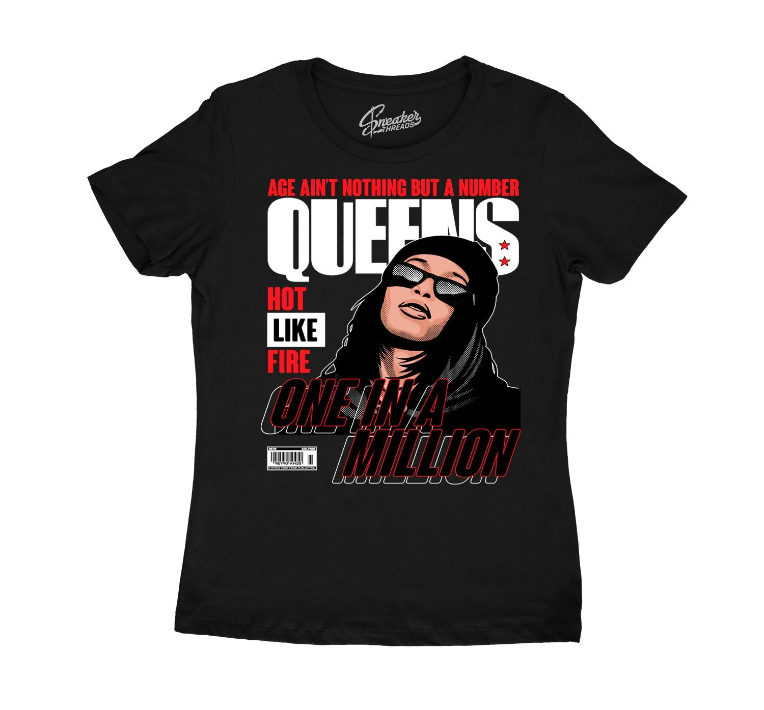 Womens - Red Thunder 4 Queens Shirt