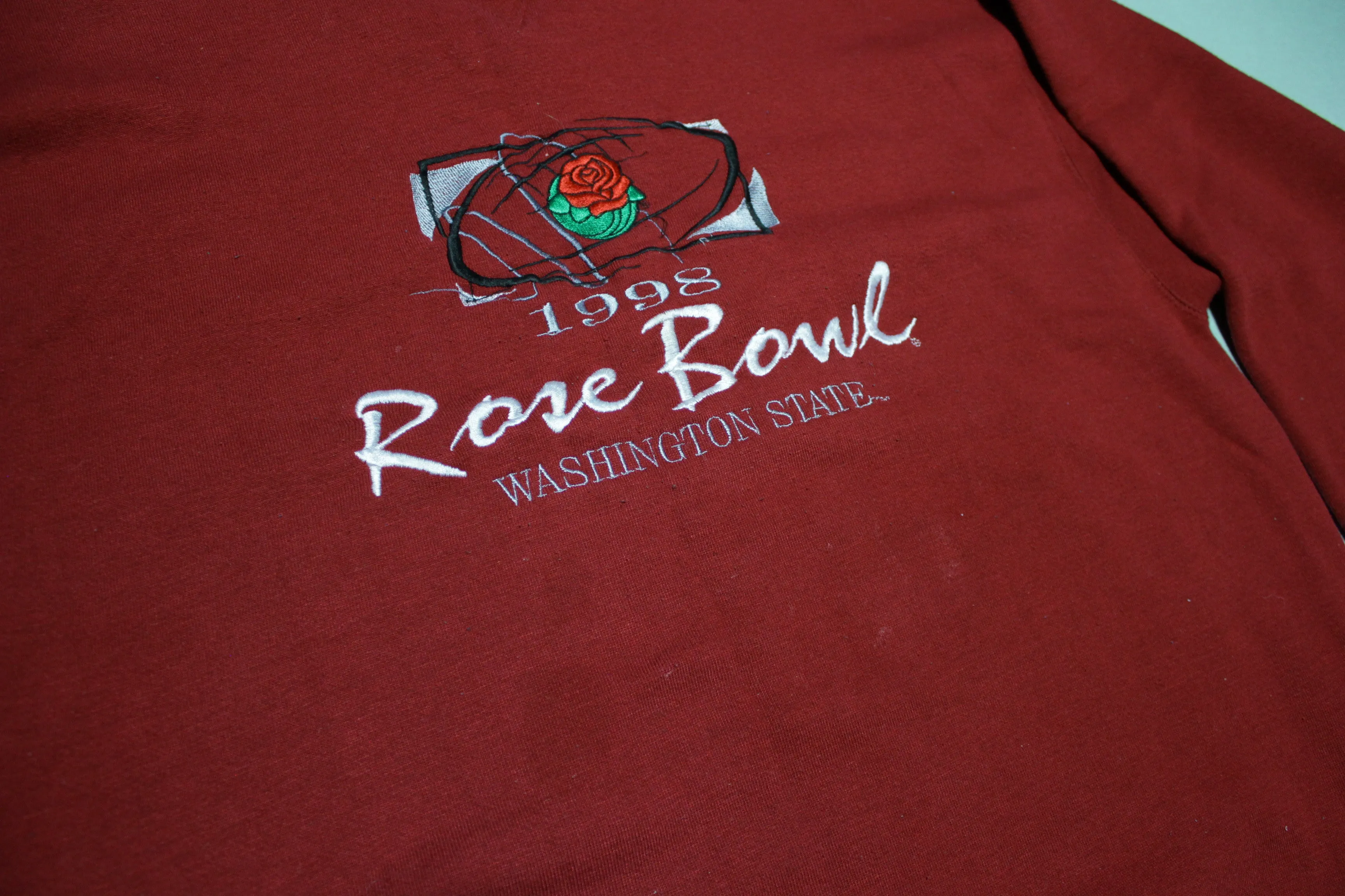 WSU Washington State Cougars 1998 Vintage 90's Rose Bowl Crewneck Sweatshirt